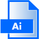 AI File Extension Icon 128x128 png